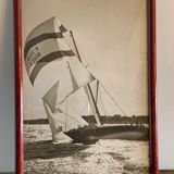 Three photographs sails and sailboats 1980s