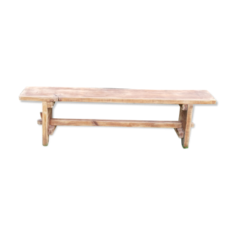 Oak farm bench