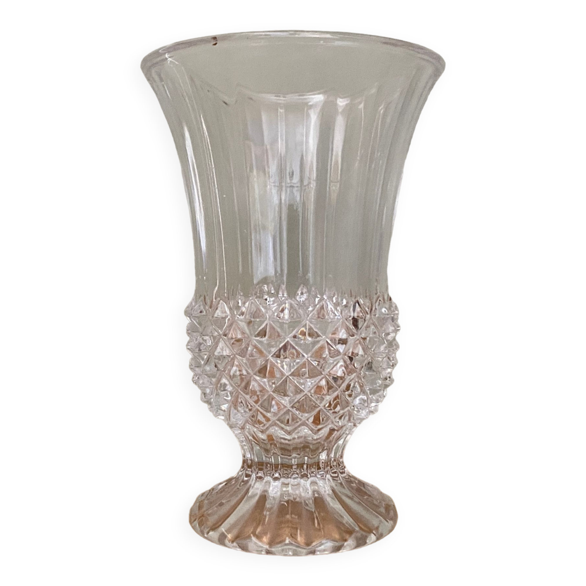 Antique glass vase