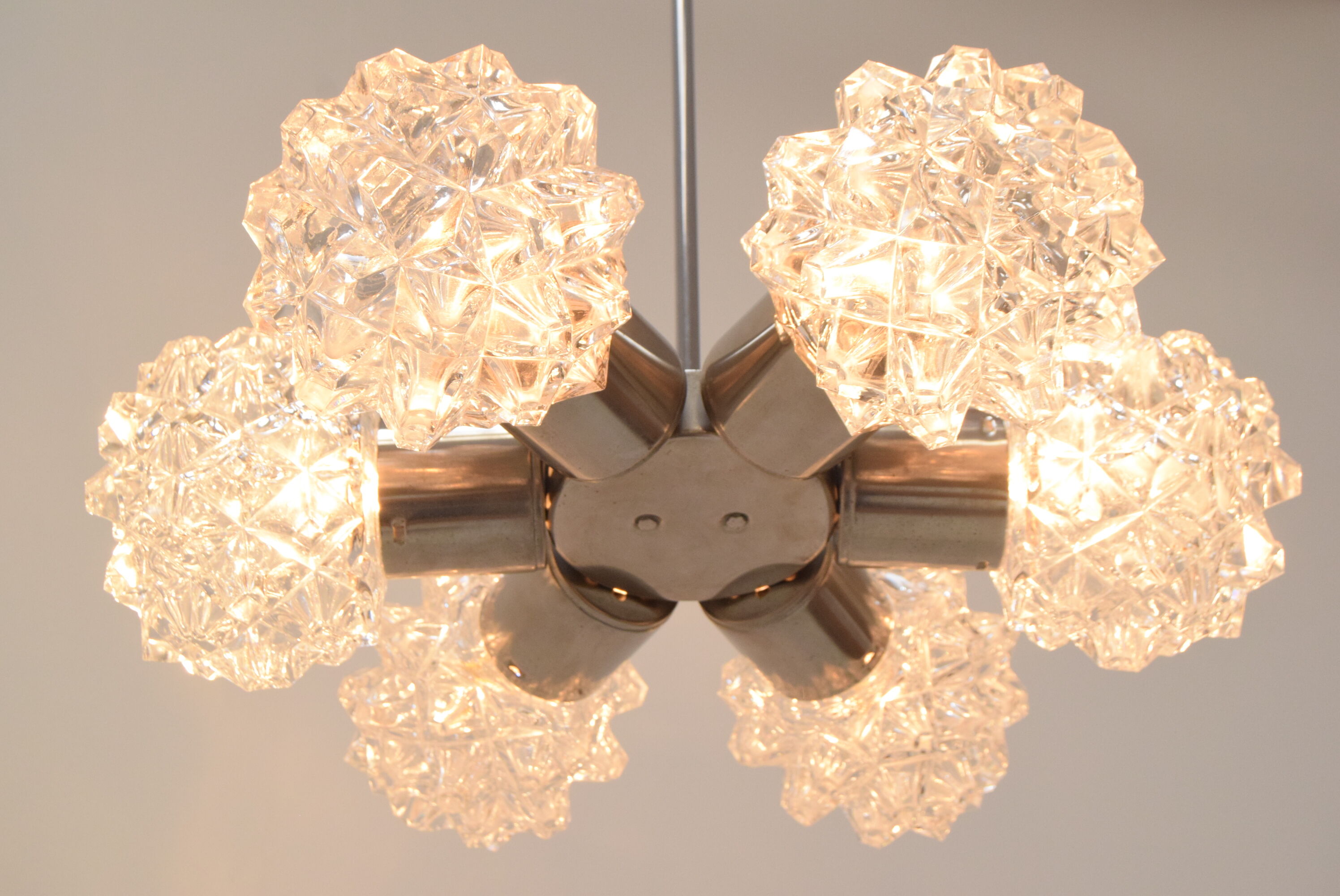 Mid-Century Chandelier Kamenický Šenov, 1960´s