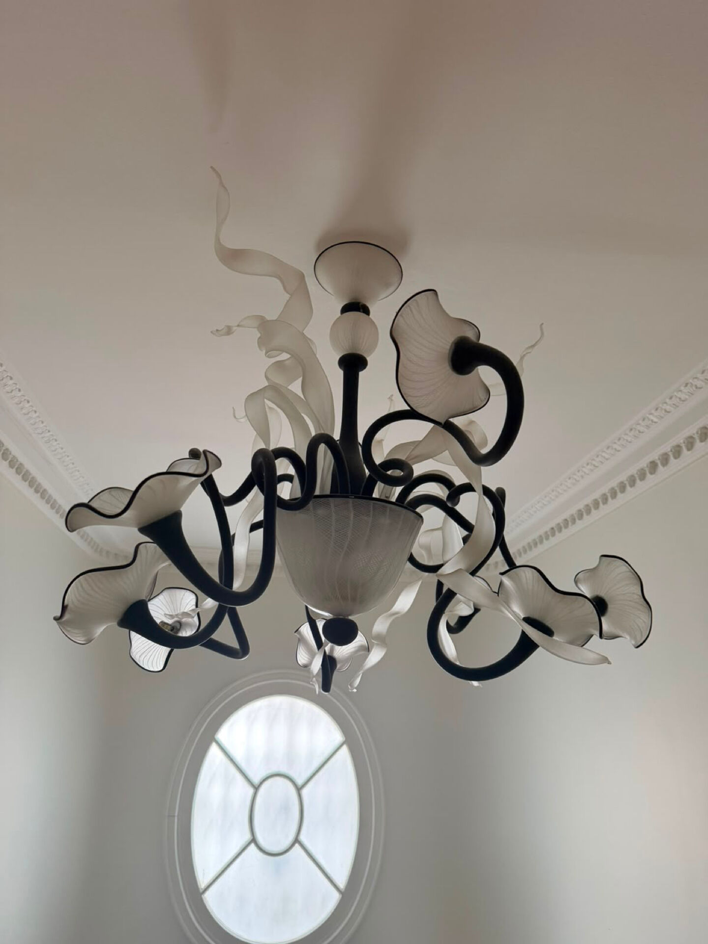 Murano chandelier - modern design - superb - warm white LED