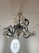 Murano chandelier - modern design - superb - warm white LED