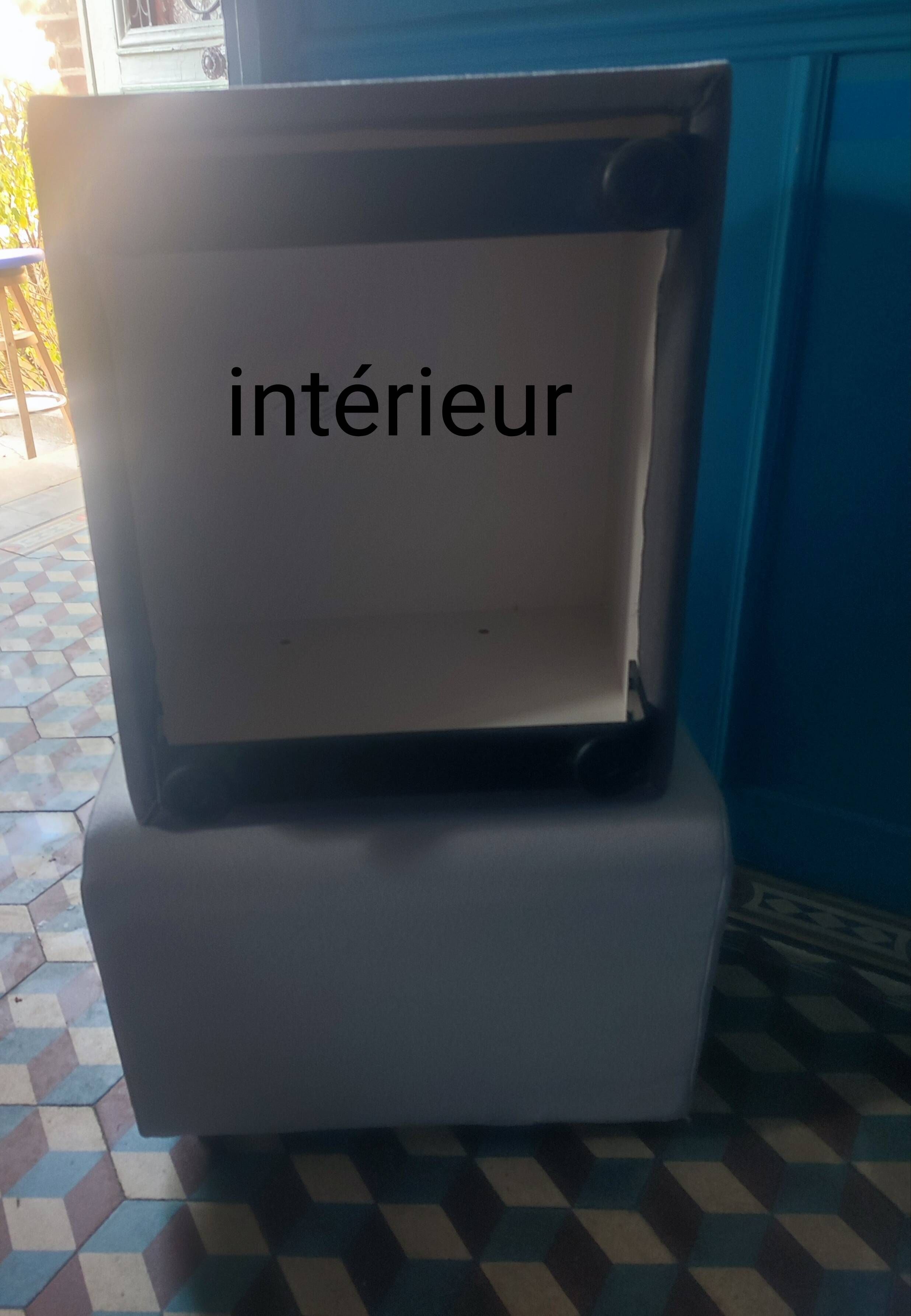 Lot de 2 poufs Haworth