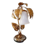 Golden metal lamp