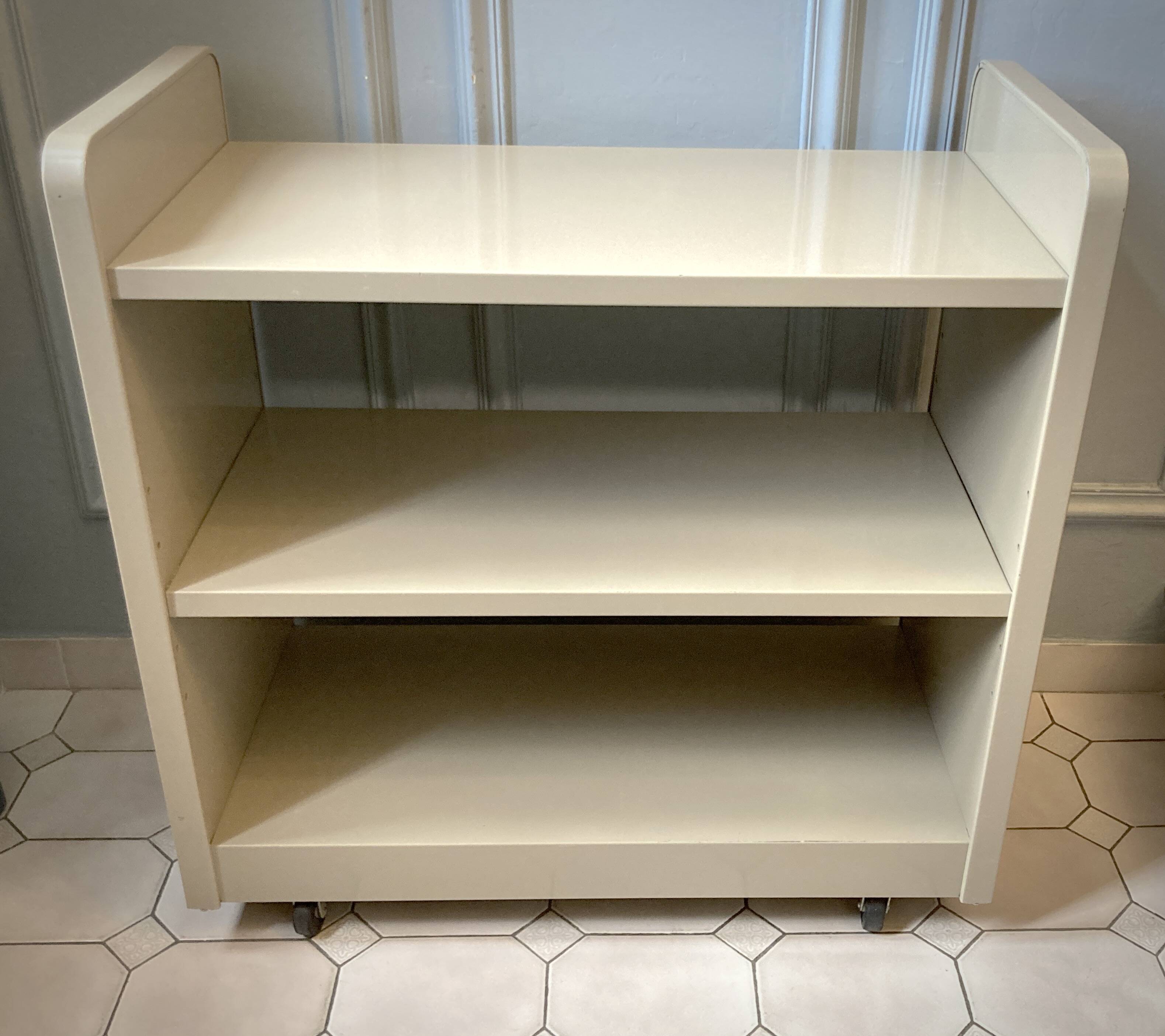 Low rolling and industrial furniture from the 70s