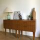 Pair of vintage bedside tables scandinavian style
