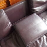 Leather sofa Stricto Sensu design Didier Gomez Cinna