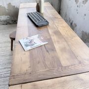 Solid oak farmhouse table with extensions (190-280cm) 1950