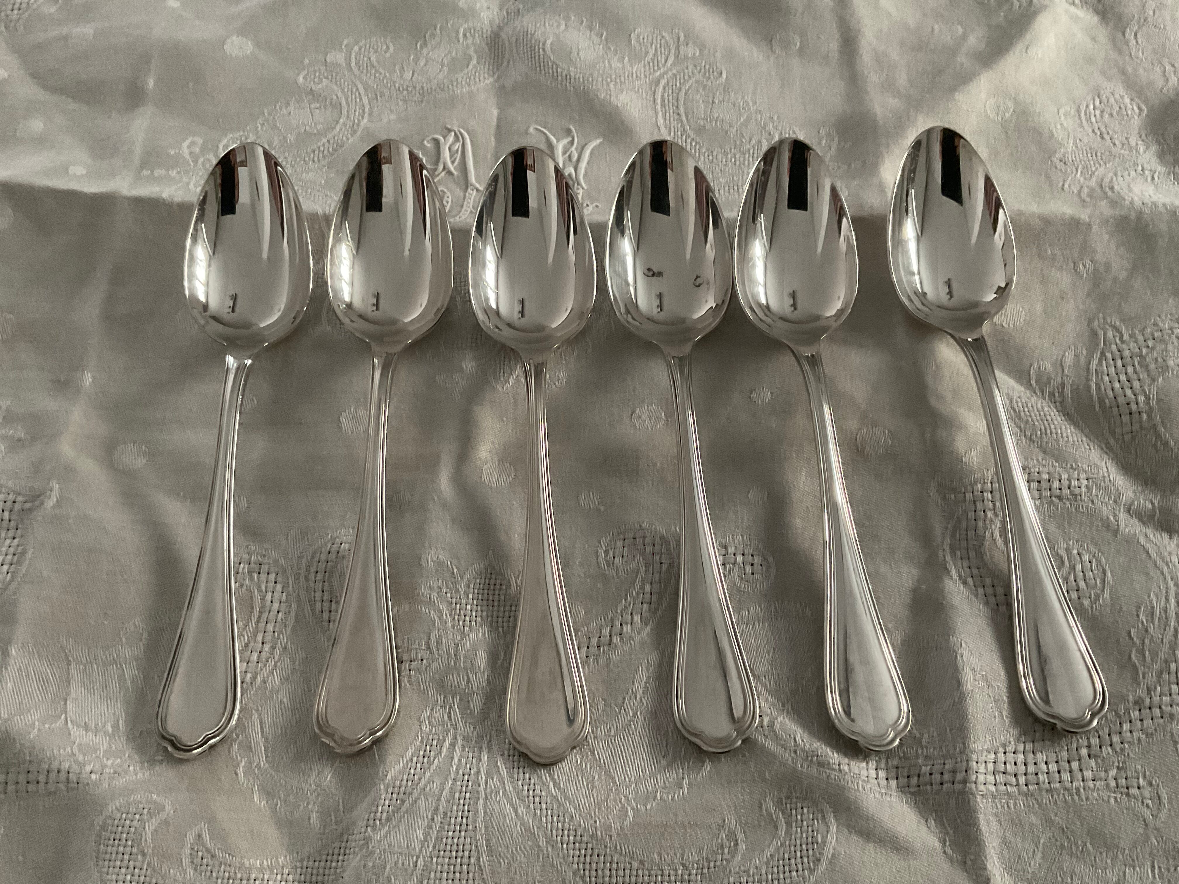 6 tablespoons, Christofle, Spatours