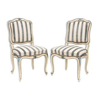 Paire de chaises style Louis XV