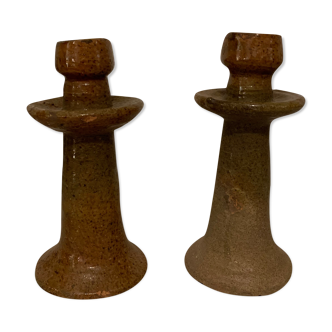 Pair of tamegroute candle holders