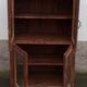Old wooden glazed cabinet with four doors