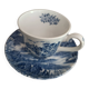 cup and its saucer English blue earthenware | Ridgway Staffordshire
