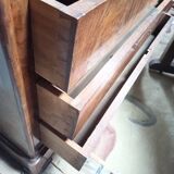 Louis Philippe mahogany secretary chest of drawers