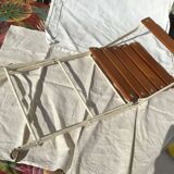 Wooden folding children's chair