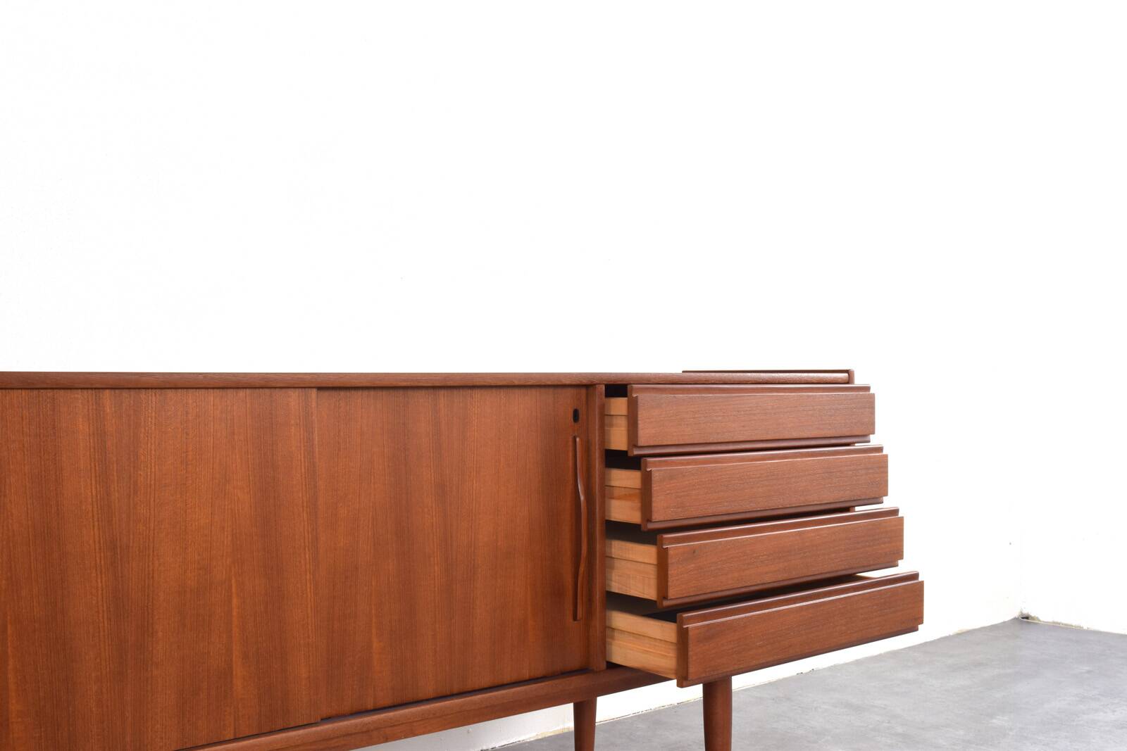 Mid-Century Danish Teak Sideboard, 1960s.