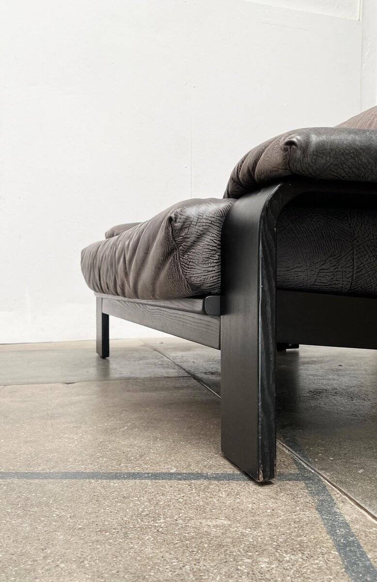 Brutalist German postmodern lounge chairs and sofa by Rolf Benz for Musterring, 1990s, set of 3.