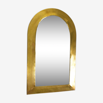 Vintage brass mirror  31x51cm