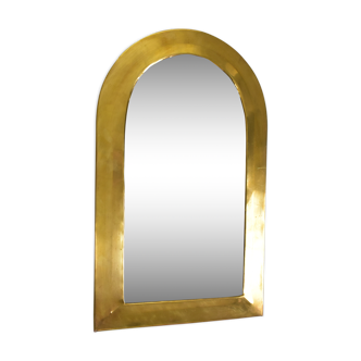 Vintage brass mirror  31x51cm