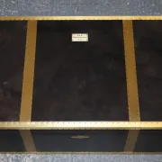 Cumberland Coffee Table with Red Velvet Lining by Timothy Oulton