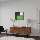 Abstract green "Aesthetic green" 80x65cm