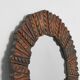 Miroir mi-siècle en bois sculpté années 1960