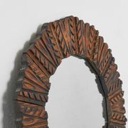 Mid-century mirror in carved wood from the 1960s.