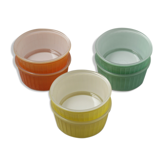 Vintage Duralex Ramekins 60/70 in colorful worstx