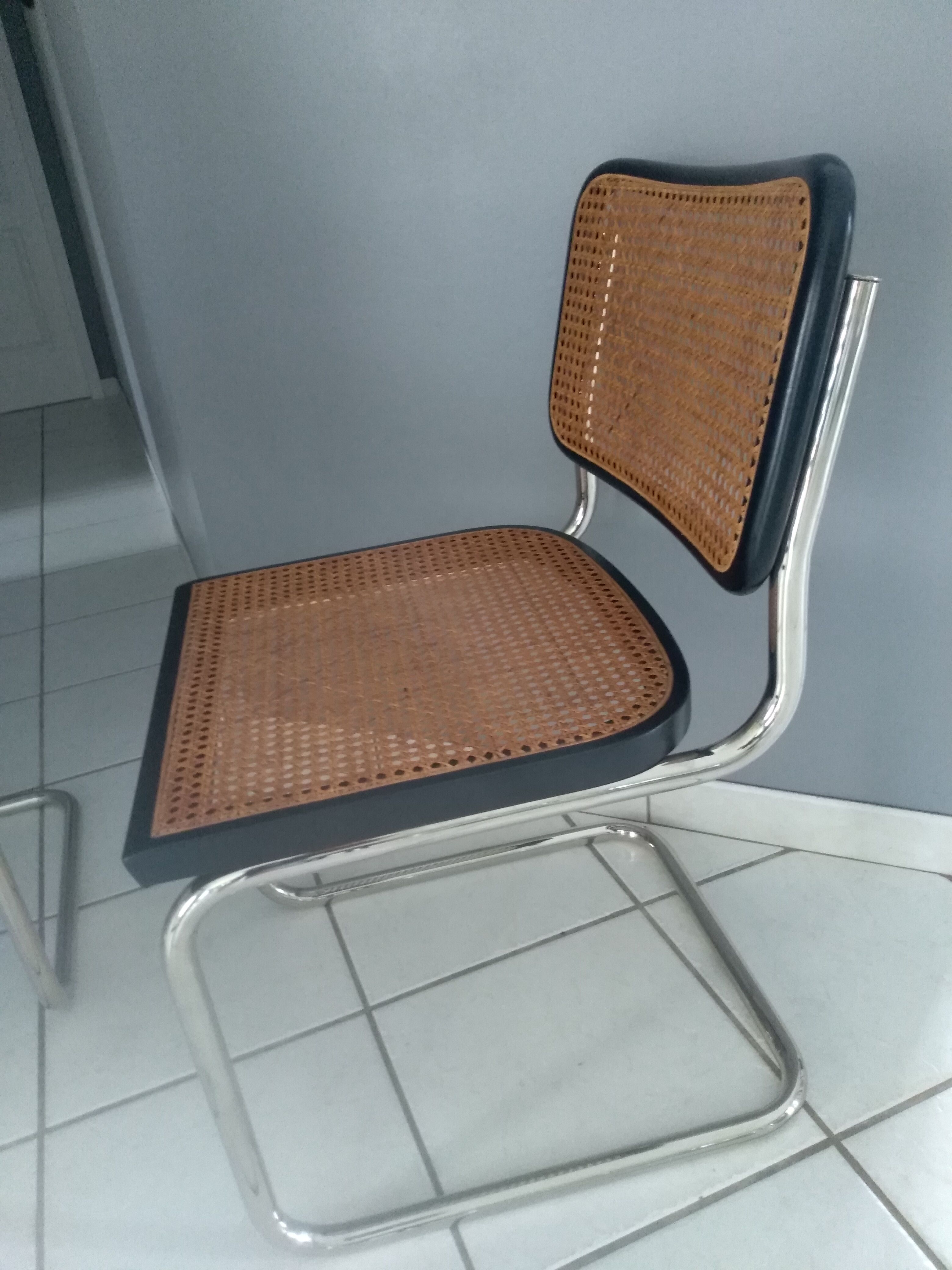 Cesca B32 chair by Marcel Breuer, 1986