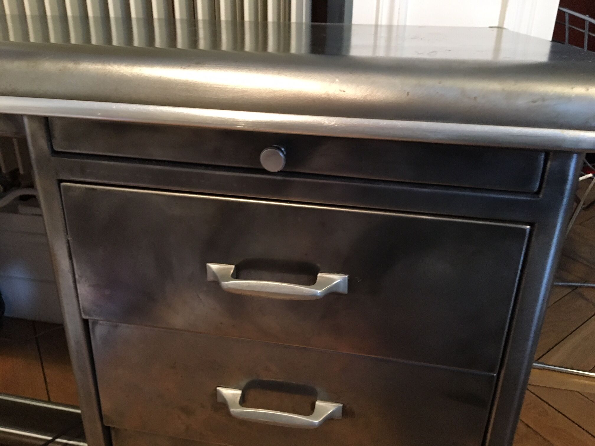 Industrial metal office