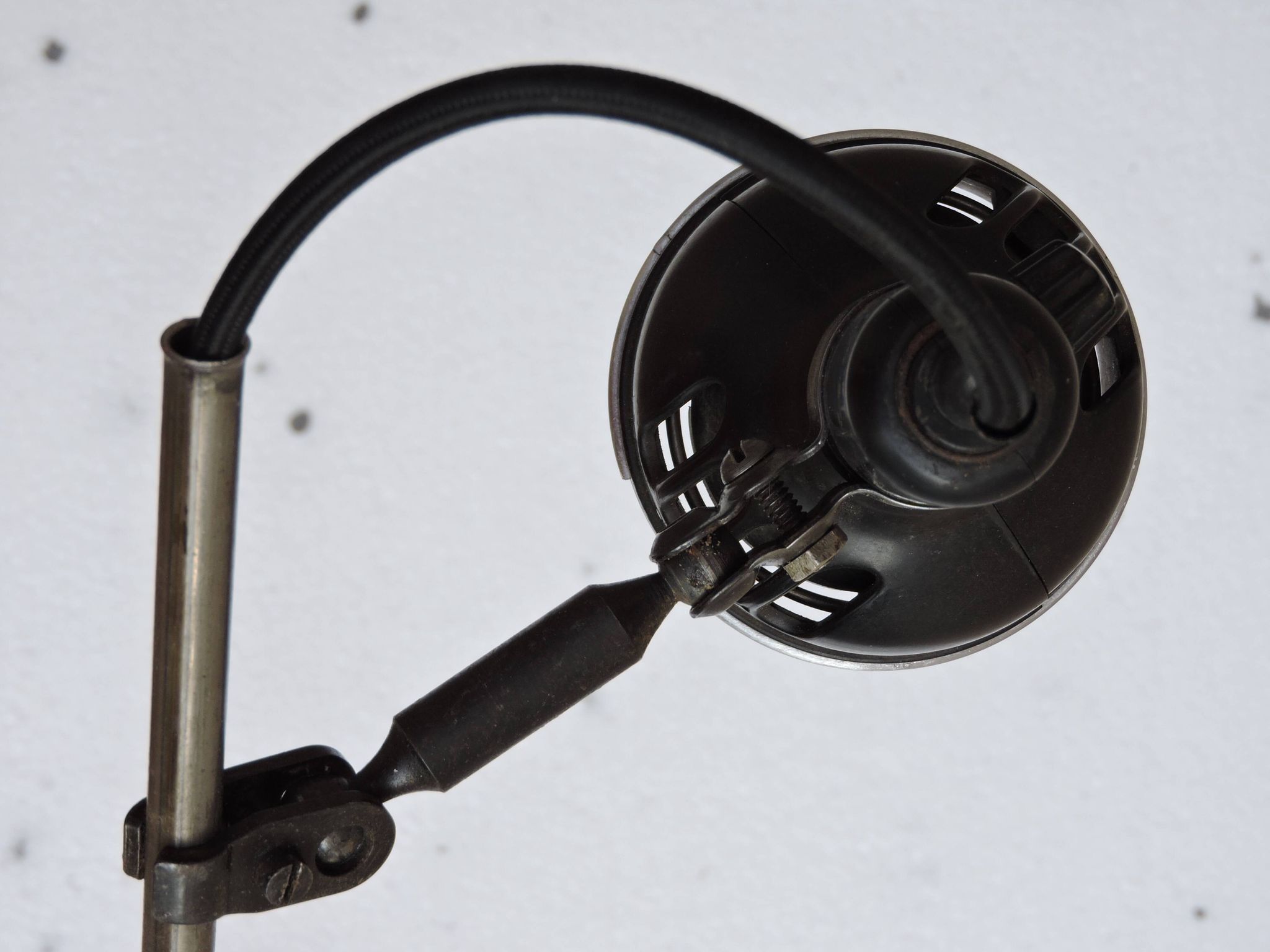 Lampe atelier Singer articulée de machine a coudre industrielle vers 1930