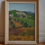 Victor VIC-DAUMAS (1909-2002) HSP 50x36cm Landscape of Provence School of Paris
