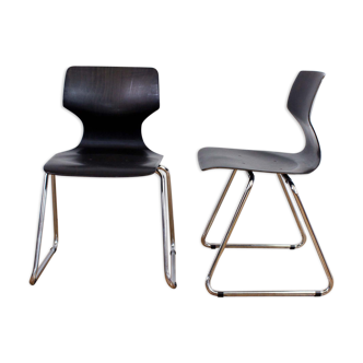 Pair of chairs by Adam Stegner for Pagholz Flötotto