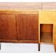 Bureau école en bois vintage