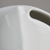 Perdomello 70 White Ceramic Hemisphere Lamp, 1970s