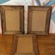 Set of three small framed fruit prints
