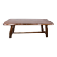 Dining room table, Brutalist style, solid elm