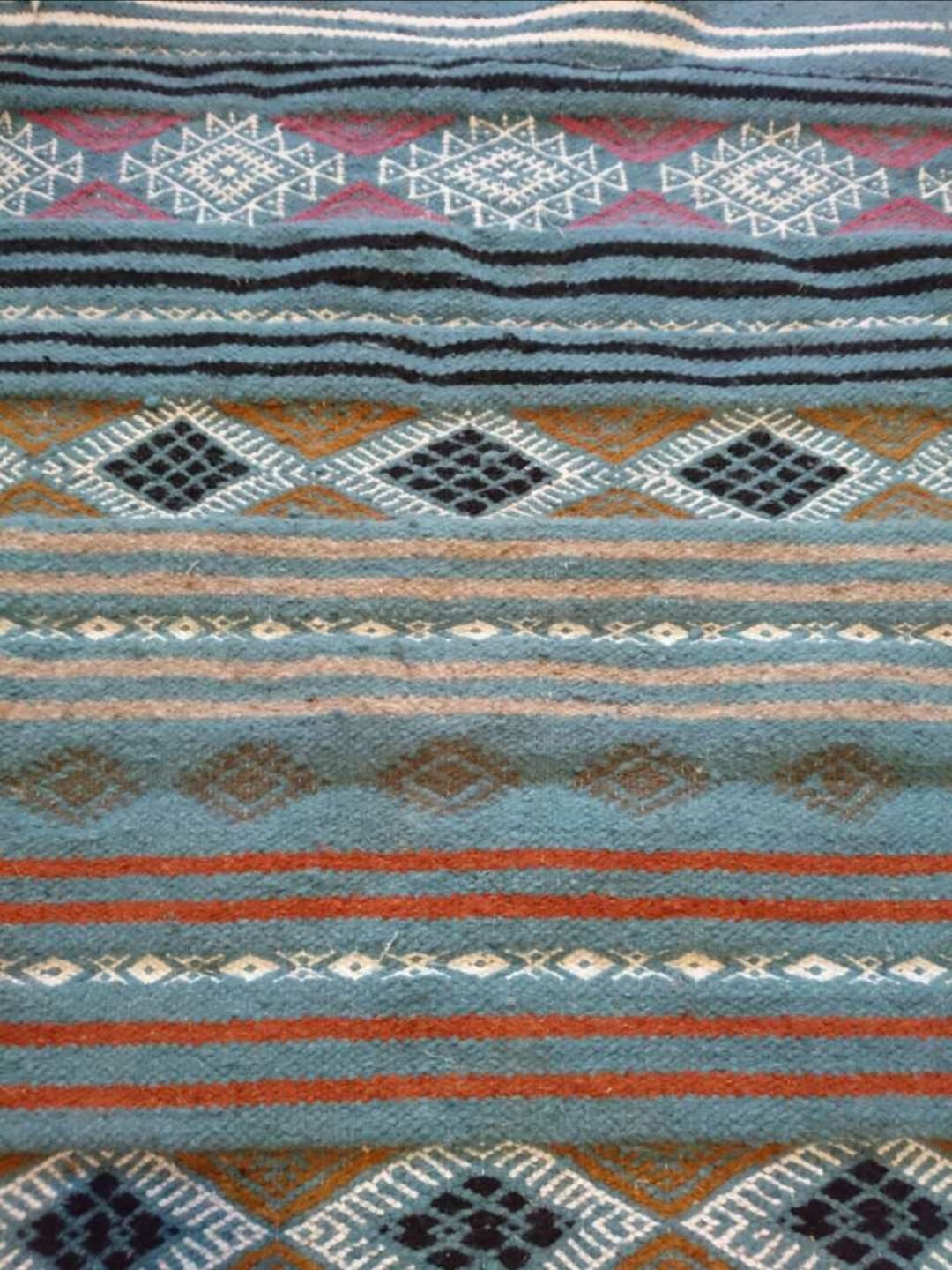 Berber carpet blue 110 x 70 cm