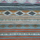 Berber carpet blue 110 x 70 cm