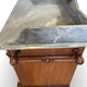 The antique walnut vanity , 19th century