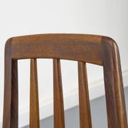 Chaises Eva en Teck par Niels Koefoed pour Koefoeds Hornslet, 1960s, Set de 6