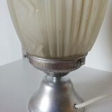 Lampe en verre soufflé Art Déco