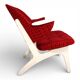 Fauteuil Lounge CE Matthes Modèle 33 par Carl Edward Matthes, 1950