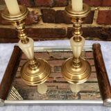 Mirror art deco tray