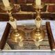 Mirror art deco tray