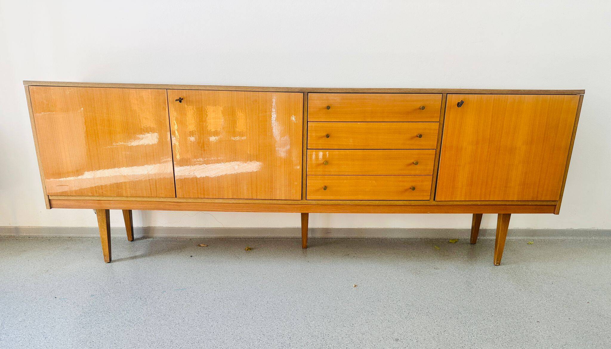 Large Mid-Century Sideboard 'Soziales Wohnen' 1960