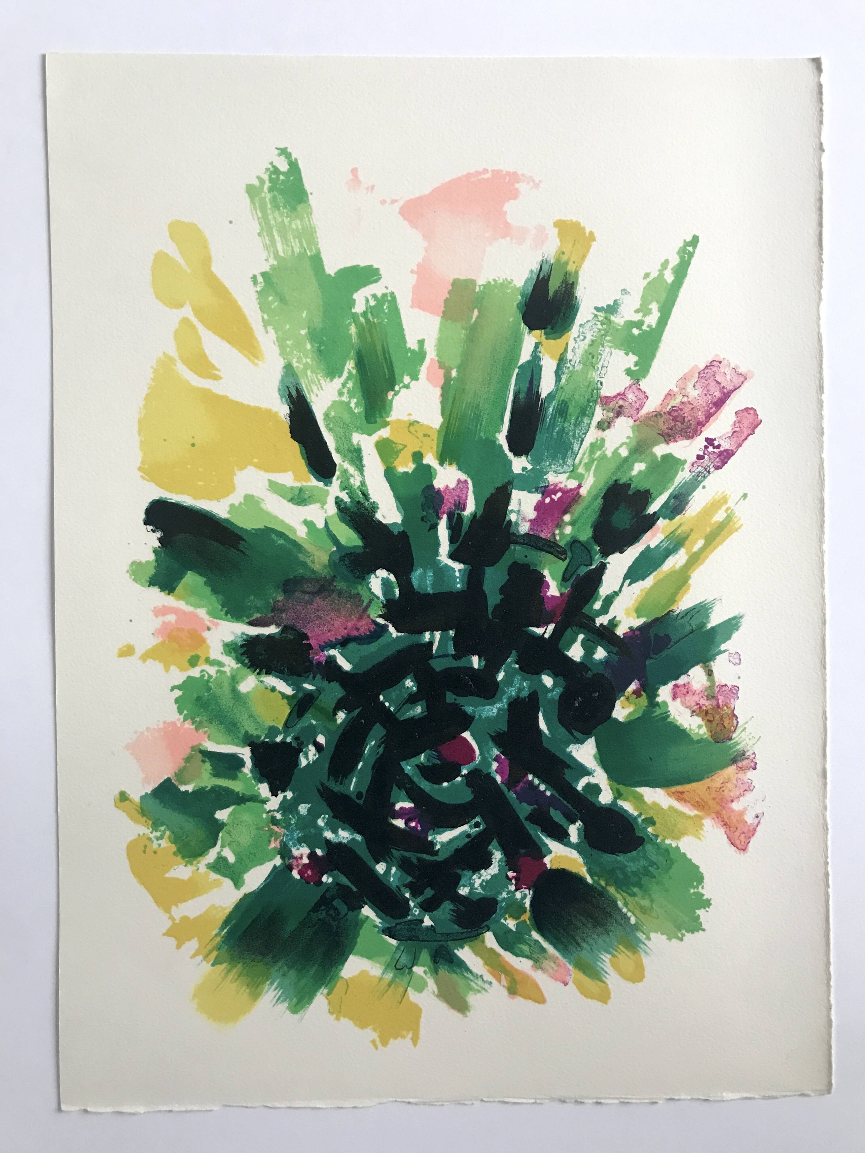 Alfred MANESSIER, The Labyrinth I, 1978. Original lithograph