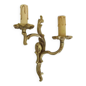 Ancienne applique murale - feuille