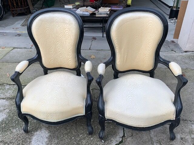 Pair of armchairs Napoleon III