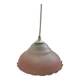 70s opaline chandelier